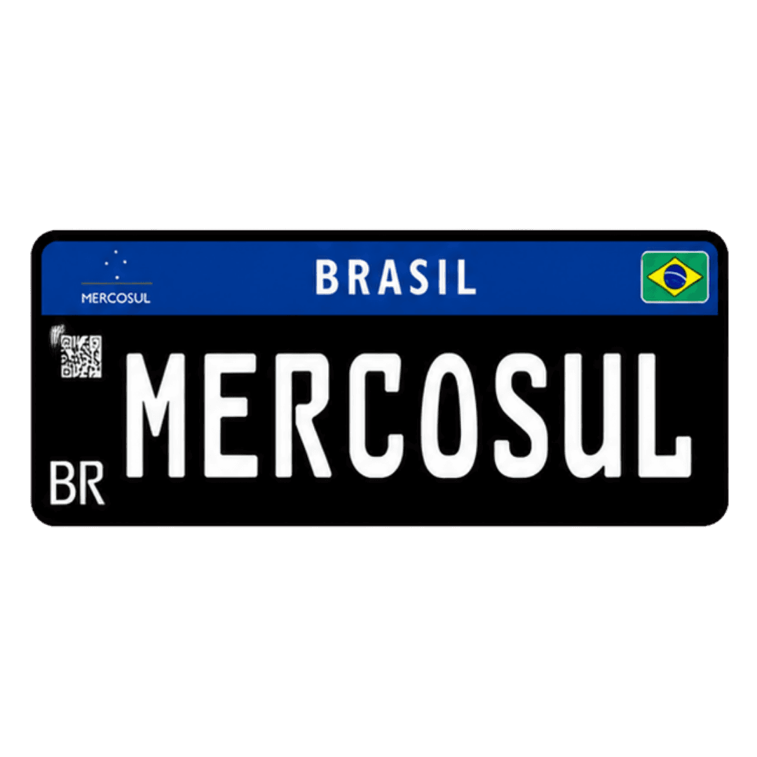 Placa Mercosul Colecionador