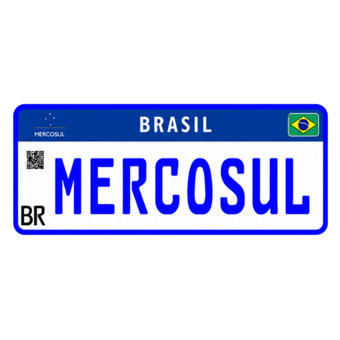 Placa Mercosul Oficial